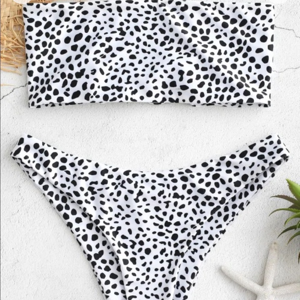 ZAFUL back lace up Bikini Set